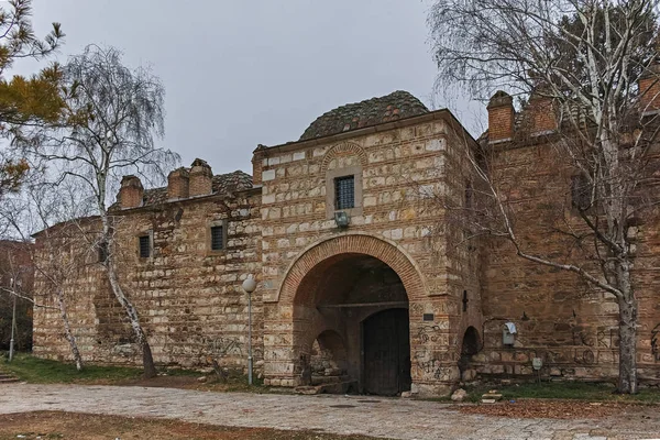 Skopje Republika Macedonii Lutego 2018 Ruiny Kurshumli Mieście Starego Miasta — Zdjęcie stockowe