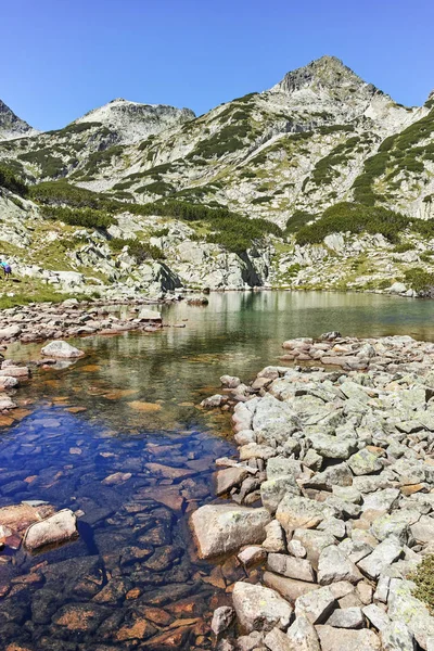Úžasná Krajina Kolem Samodivski Jezera Pohoří Pirin Bulharsko — Stock fotografie