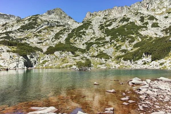 皮林山 保加利亚 Samodivski 湖周围的惊人景观 — 图库照片