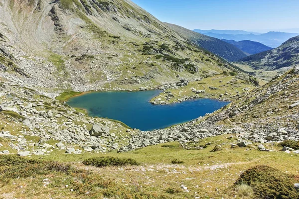 Paysage Étonnant Lac Argirovo Près Pic Dzhano Pirin Mountain Bulgarie — Photo