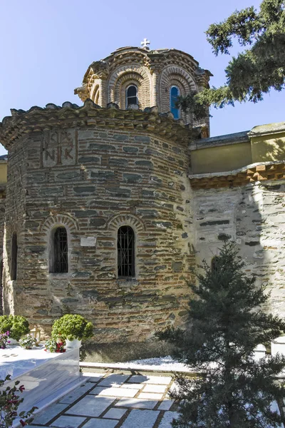 Monasterio medieval de Vlatadon en la ciudad de Thessaloniki, Grecia —  Fotos de Stock