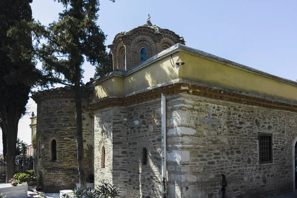 Mosteiro de Vlatadon medieval na cidade de Salónica, Grécia — Fotografia de Stock