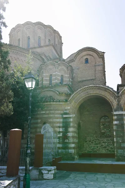 Византийская церковь пророка Илии в городе Фессалоники, Греция — стоковое фото