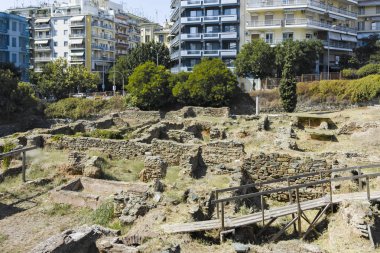 Yunanistan 'ın Selanik kentinde Arkeolojik Kazılar