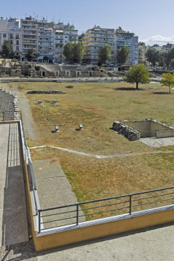 Yunanistan 'ın Selanik kentinde Arkeolojik Kazılar