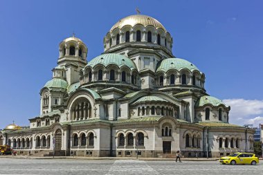 Bulgaristan 'ın Sofya kentindeki Katedral Aziz Alexander Nevski