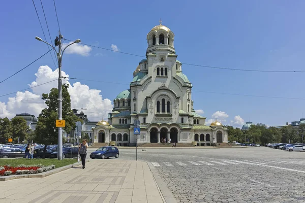 Cathedral Saint Alexander Nevski in Sofia, Bulgaria — Stock Photo, Image