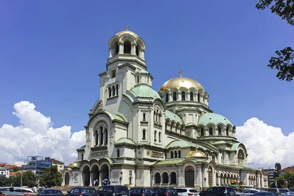 Catedral de São Alexandre Nevski em Sófia, Bulgária — Fotografia de Stock