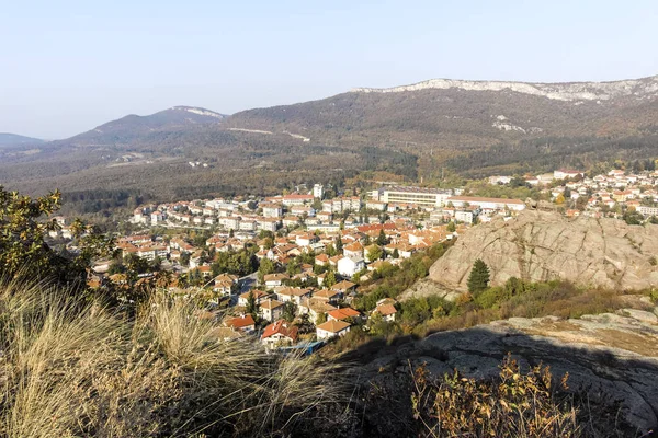 Вид на город Белоградчик с Крепости, Болгария — стоковое фото