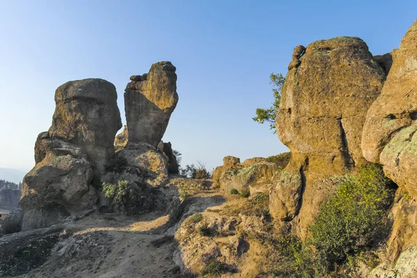 Sunset at Rock Formation Belogradchik Rocks, Βουλγαρία — Φωτογραφία Αρχείου