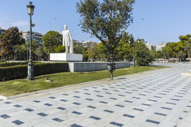 Yunanistan 'ın Selanik kentindeki Eleftherios Venizelos Heykeli