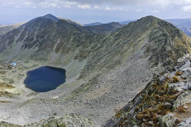 Musala zirvesinden panoramik manzara, Rila dağı, Bulgaristan