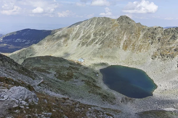 Panorama du lac de Ledenoto (glace), montagne Rila, Bulgarie — Photo