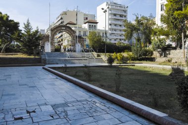 Yunanistan 'ın Selanik kentindeki Agia Sofya Meydanı