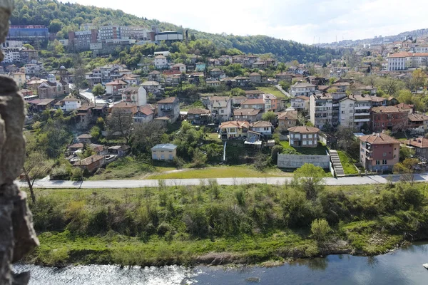 Panorama van de stad Veliko Tarnovo — Stockfoto