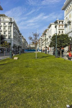 Yunanistan 'ın Selanik kentindeki Aristo Meydanı