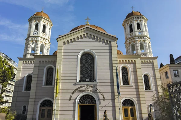 Митрополия церкви в Салониках, Греция — стоковое фото