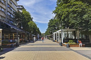 Sofya 'daki Vitosha Bulvarı' ndaki Tipik Bina