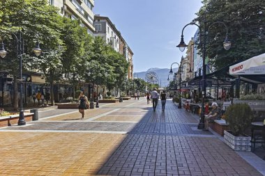 Sofya 'daki Vitosha Bulvarı' ndaki Tipik Bina