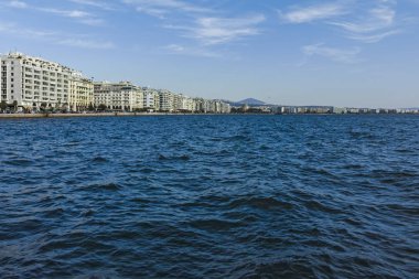 Yunanistan 'ın Selanik kentinin setine sahip şehir manzarası