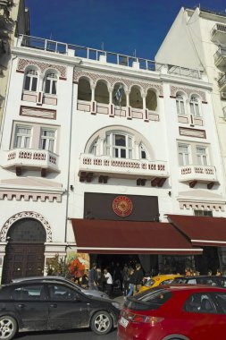 Yunanistan 'ın Selanik kentinin setine sahip şehir manzarası