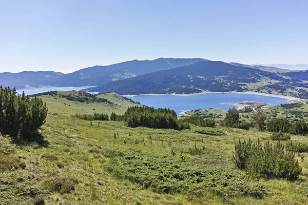 Lanskap Bendungan Belmeken, gunung Rila, Bulgaria — Stok Foto