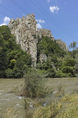 Ritlite - Bulgaristan 'ın Iskar Nehri Boğazı' nda kaya oluşumları