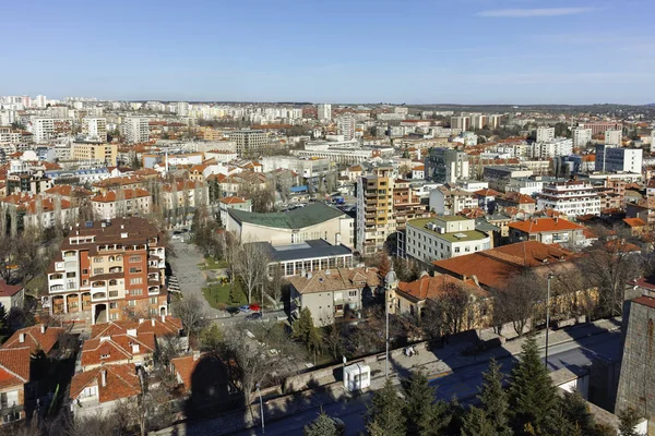 Panoramautsikt över staden Haskovo, Bulgarien — Stockfoto