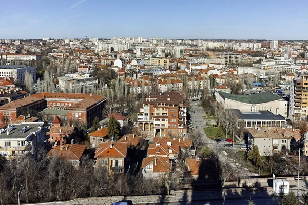 Vista panoramica della città di Haskovo, Bulgaria — Foto Stock