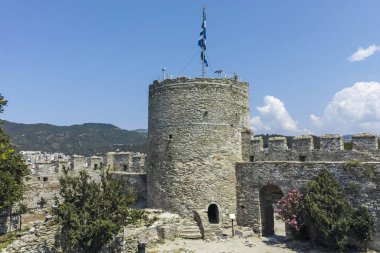 Kavala kentinde kale, Yunanistan
