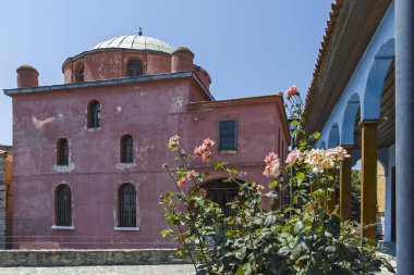 Yunanistan'ın Kavala şehrinin eski kentindeki Halil Bey Camii