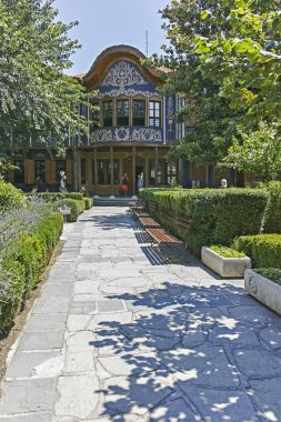 Bulgaristan 'ın eski kenti Filibe' deki evler ve sokaklar