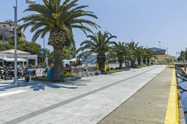 Yunanistan 'ın Kavala kentinden Panorama