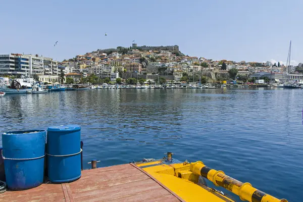 Yunanistan 'ın Kavala kentinden Panorama