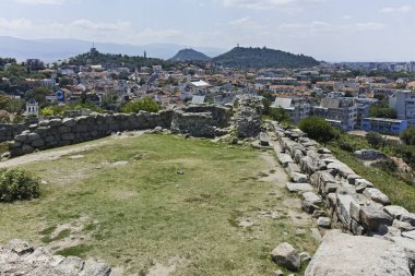 Bulgaristan 'ın Nebet Tepe tepesinden Filibe Panoraması