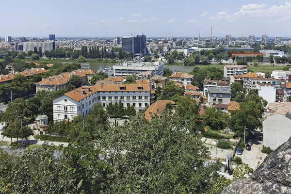 Panorama of Plovdiv from Nebet Tepe hill, Bulgaria — Stock Photo, Image