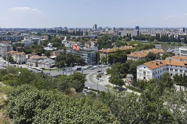 Панорама Пловдив з пагорба Небет - Тепе (Болгарія). — стокове фото