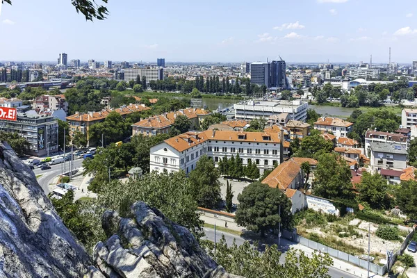 Panorama von Plovdiv vom nebet tepe Hügel, Bulgarien — Stockfoto