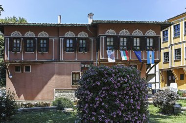 Bulgaristan 'ın eski kenti Filibe' deki evler ve sokaklar