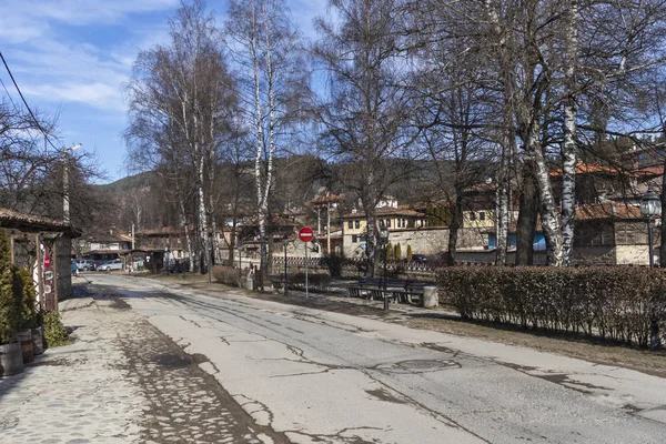 Casas antigas na cidade histórica de Koprivshtitsa, Bulgária — Fotografia de Stock