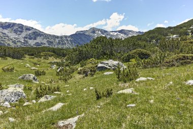 The Fish Lakes, Rila Mountain, Bulgaristan yakınlarındaki manzara