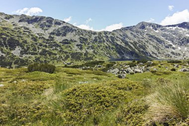 The Fish Lakes, Rila Mountain, Bulgaristan yakınlarındaki manzara