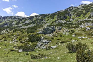 The Fish Lakes, Rila Mountain, Bulgaristan yakınlarındaki manzara