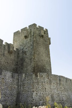 DESPOTOVAC, SERBIA - 11 Ağustos 2019: Manasija manastırı, Sumadija ve Batı Sırbistan 'daki ortaçağ binaları