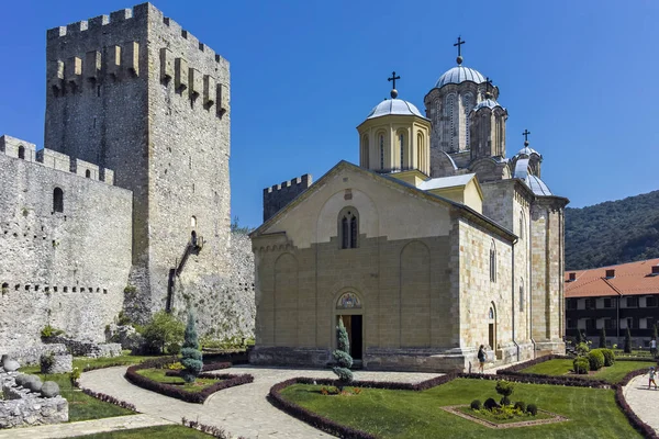 Despotovac Serbia Agosto 2019 Edificios Medievales Monasterio Manasija Sumadija Oeste — Foto de Stock