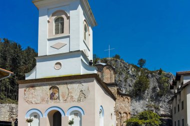 VITOVNICA, SERBIA - 11 Ağustos 2019: Ortaçağ Vitovnica Manastırı, Sumadija ve Batı Sırbistan