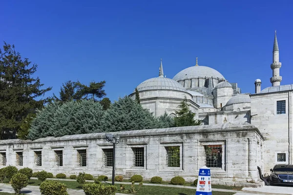 Istanbul Turkey 2019 Július Szulejmán Mecset Oszmán Császári Mecset Építése — Stock Fotó