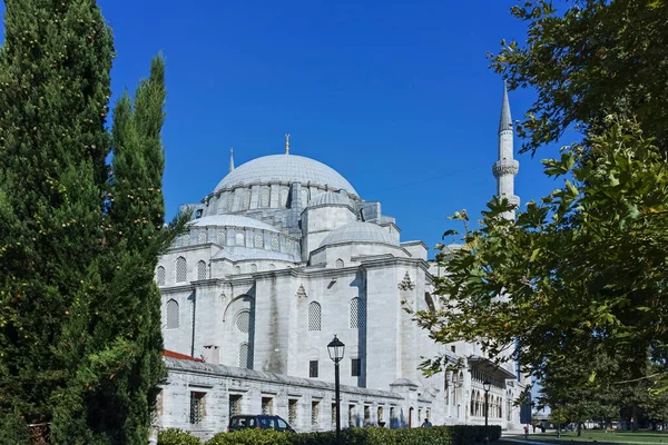 Istanbul Turquia Julho 2019 Edifício Mesquita Suleymaniye Mesquita Imperial Otomana — Fotografia de Stock