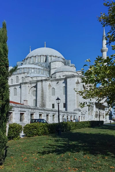 Istanbul Turkey 2019 Július Szulejmán Mecset Oszmán Császári Mecset Építése — Stock Fotó