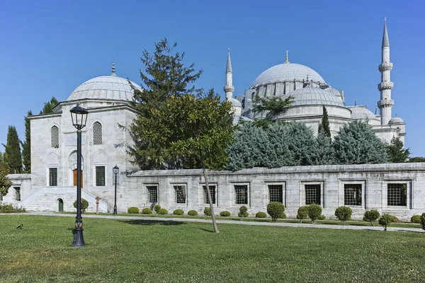 Istanbul Turkey 2019 Július Szulejmán Mecset Oszmán Császári Mecset Építése — Stock Fotó